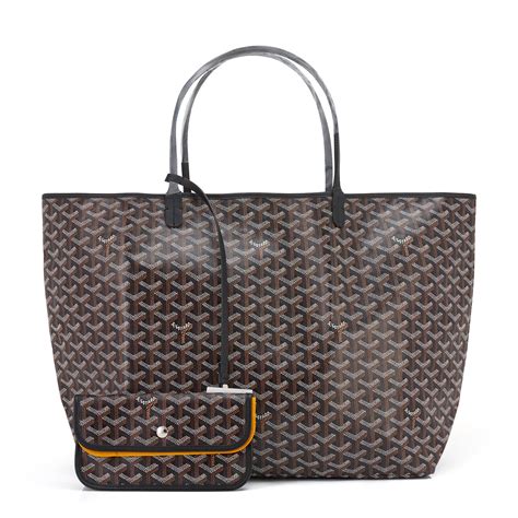 goyard chevron st louis gm black|Goyard Saint Louis Tote GM Black .